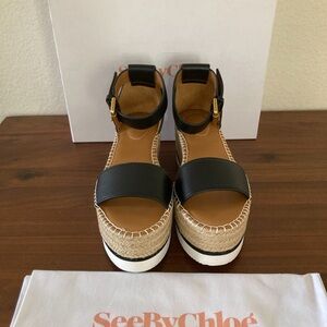 See By Chloe Women's Glyn Flatform Espadrilles